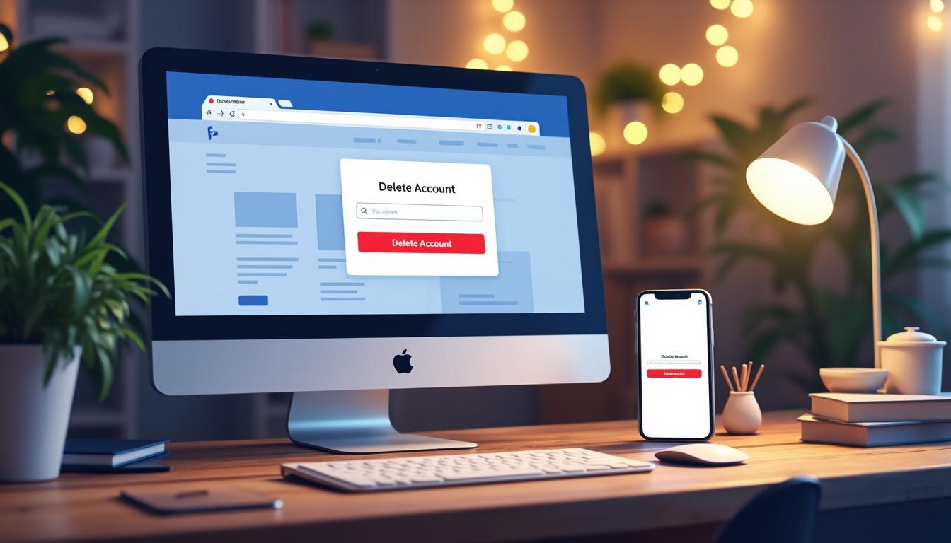 découvrez comment supprimer définitivement un compte facebook sur pc ou iphone grâce à notre guide simple et complet. suivez les étapes pour effacer votre présence en quelques clics.