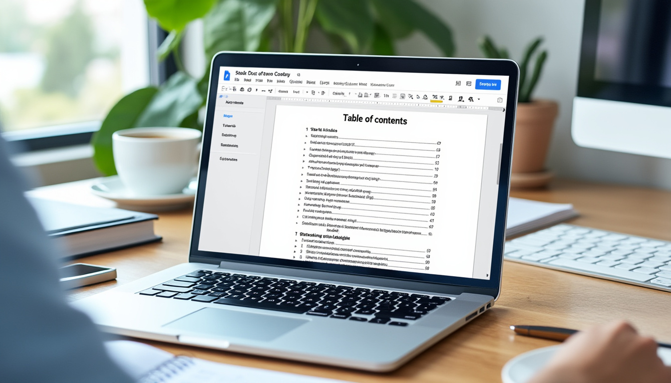 découvrez comment insérer, modifier et corriger les bugs de la table des matières dans google docs pour un document clair et professionnel.